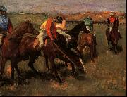 Edgar Degas Before the Race oil painting picture wholesale